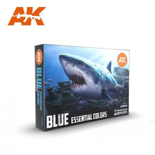 AK Interactive Blue Uniform Colors 3rd Generation Acrylics 6pcs AK11618